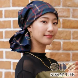 医療用帽子　ケア帽子　バンダナタイプ